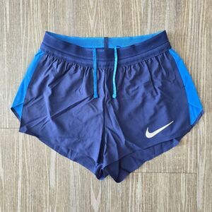 Nike Pro Elite USA Olympic Running Shorts Women's Small S Navy Lined New AO845
